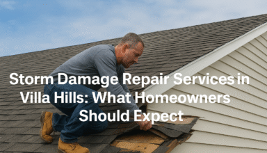Storm Damage Repair Services in Villa Hills: What Homeowners Should Expect