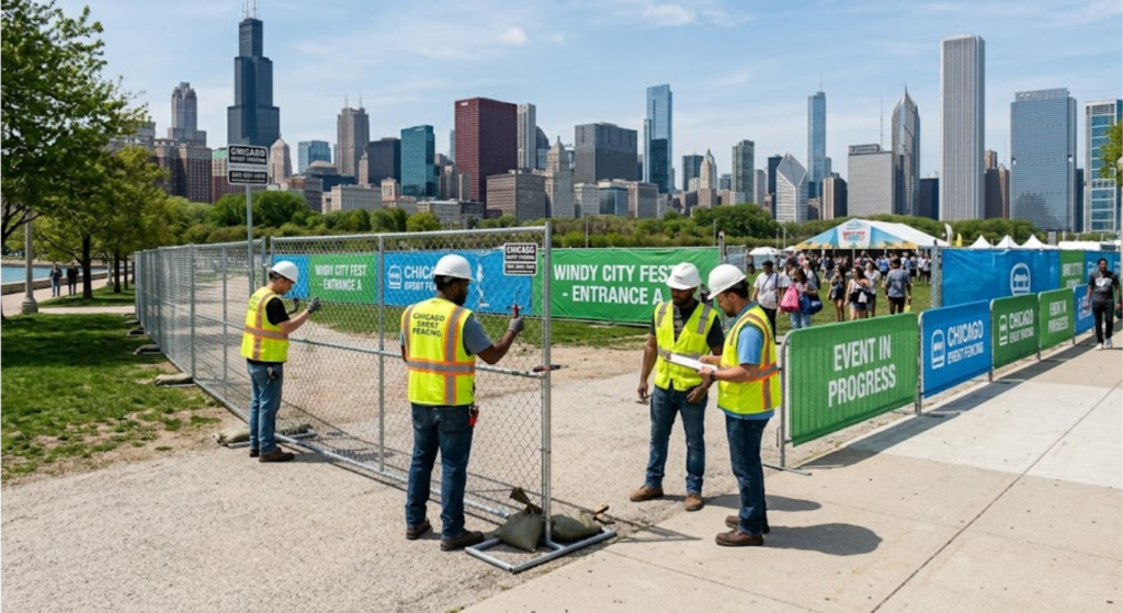 Event Fence Rental in Chicago: What You Need to Know